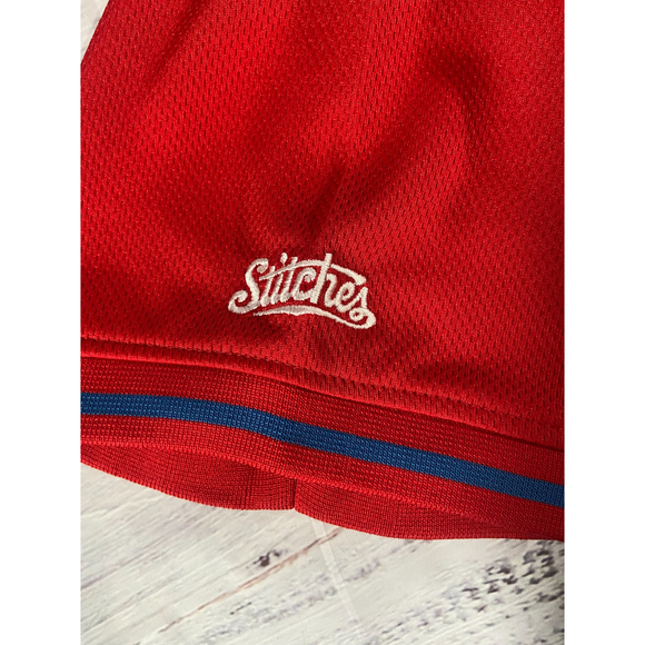 Men's Medium Stitches Chicago Cubs Jersey Tee - Picture 5 of 7